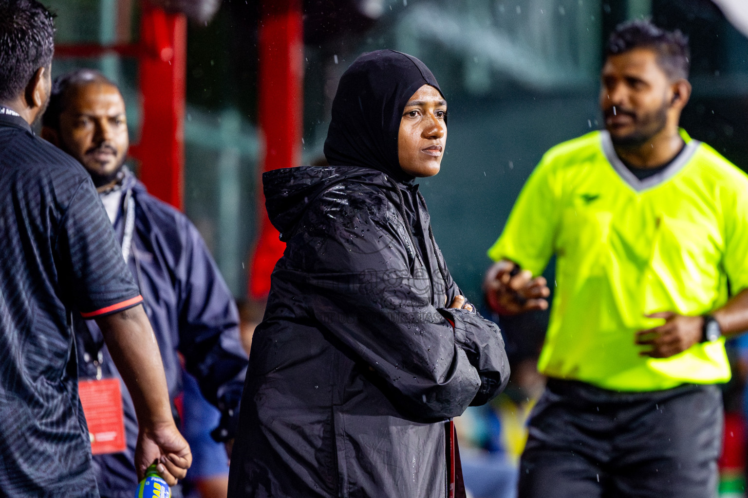 Sh Lhaimagu VS Sh Goidhoo in Day 6 of Golden Futsal Challenge 2025 on Friday, 6th January 2025, in Hulhumale', Maldives Photos: Nausham Waheed / images.mv