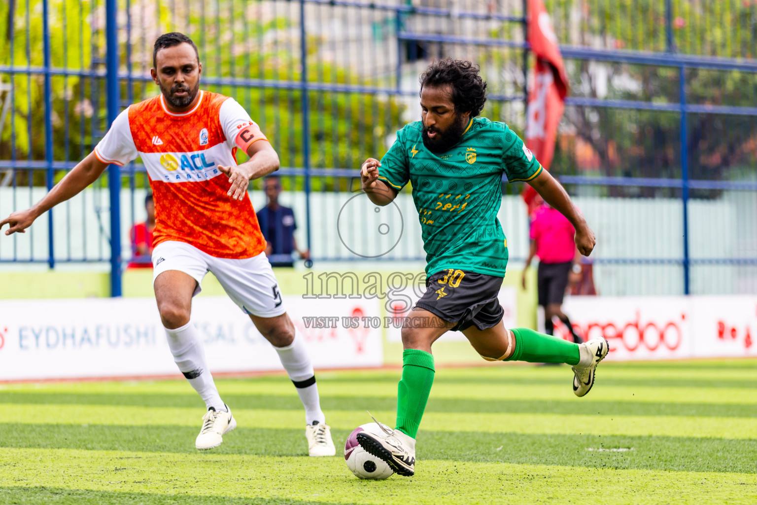 Muring FC vs Cable Brothers in Day 5 of Eydhafushi Futsal Cup 2024 was held on Saturday, 13th April 2024, in B Eydhafushi, Maldives Photos: Nausham Waheed / images.mv