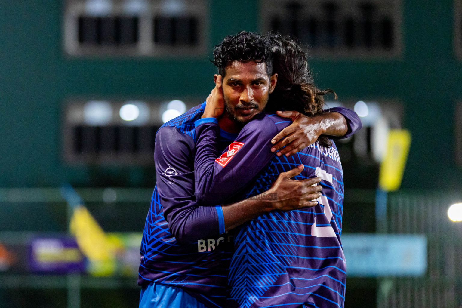 Lh Hinnavaru vs Lh Kurendhoo in Day 29 of Golden Futsal Challenge 2024 was held on Tuesday , 13th February 2024 in Hulhumale', Maldives Photos: Nausham Waheed / images.mv