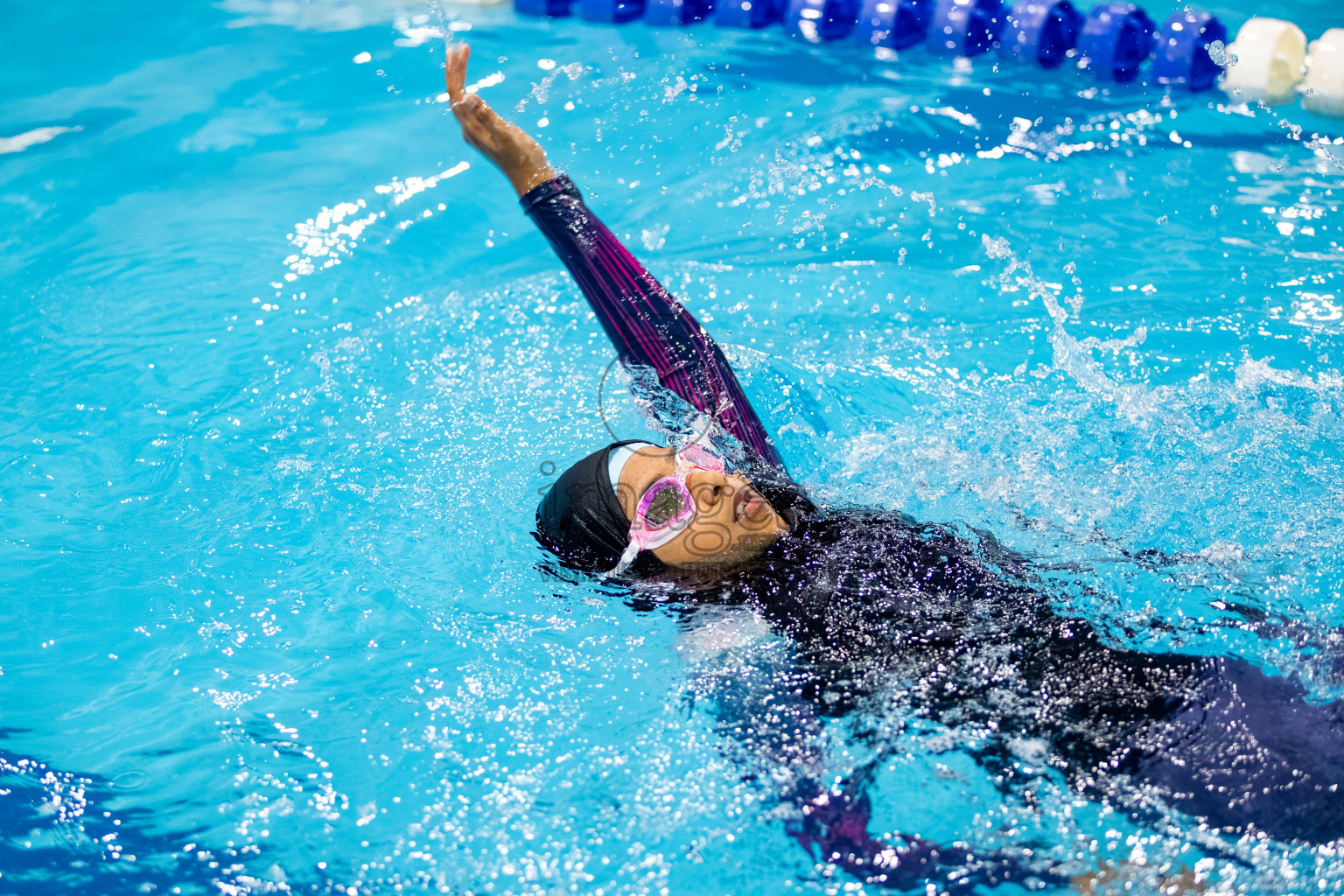 Day 3 of BML 6th National Kids Swimming Kids Festival 2025 held in Hulhumale', Maldives on Wednesday, 5th November 2024. 

Photos: Hassan Simah / images.mv