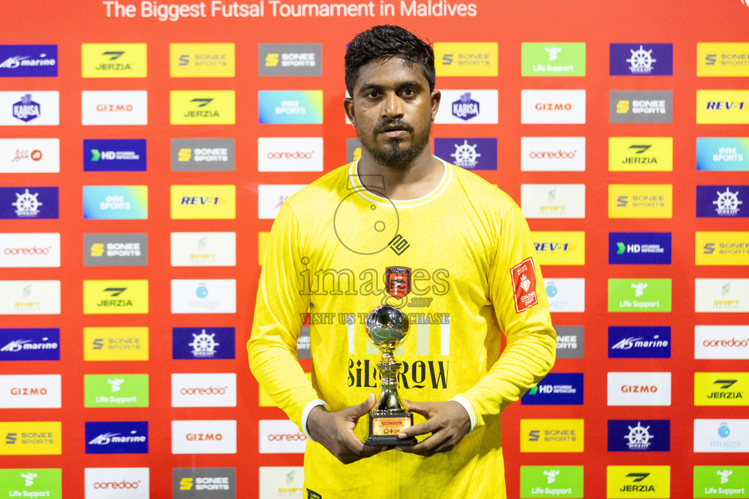 HA Filladhoo vs HA Muraidhoo in Day 9 of Golden Futsal Challenge 2024 was held on Tuesday, 23rd January 2024, in Hulhumale', Maldives Photos: Nausham Waheed / images.mv