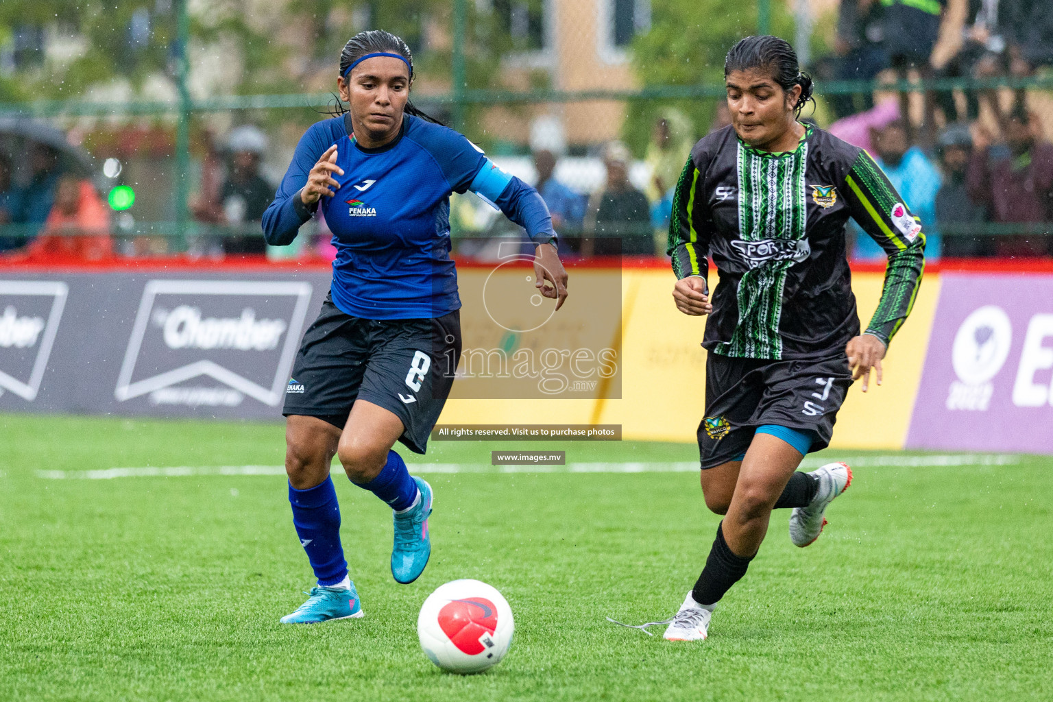 WAMCO vs Team Fenaka in Eighteen Thirty Women's Futsal Fiesta 2022 was held in Hulhumale', Maldives on Friday, 14th October 2022. Photos: Hassan Simah / images.mv