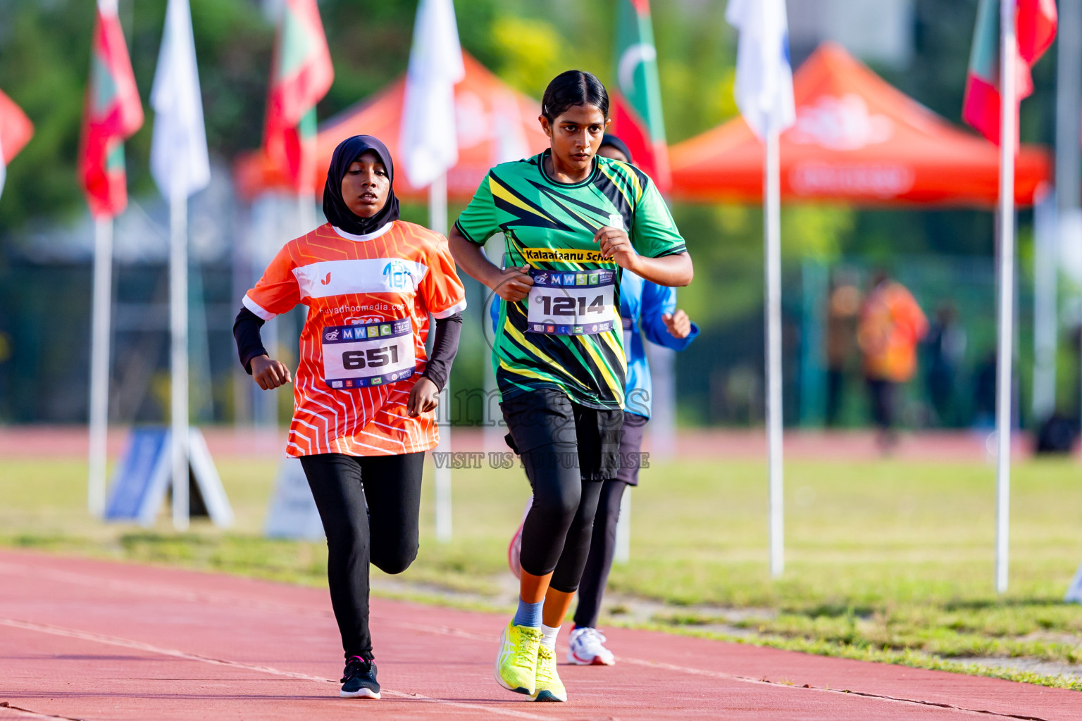 Day 5 of MWSC Interschool Athletics Championships 2024 held in Hulhumale Running Track, Hulhumale, Maldives on Wednesday, 13th November 2024. Photos by: Nausham Waheed / Images.mv