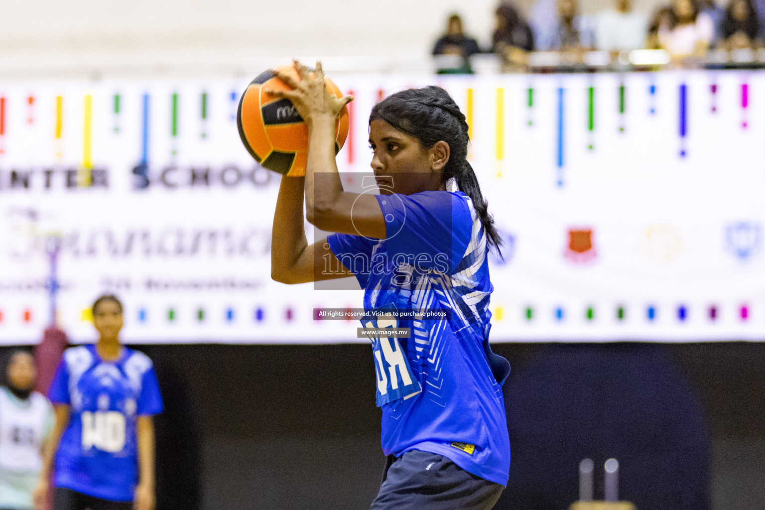 24th Interschool Netball Tournament 2023 was held in Social Center, Male', Maldives on 27th October 2023. Photos: Nausham Waheed / images.mv