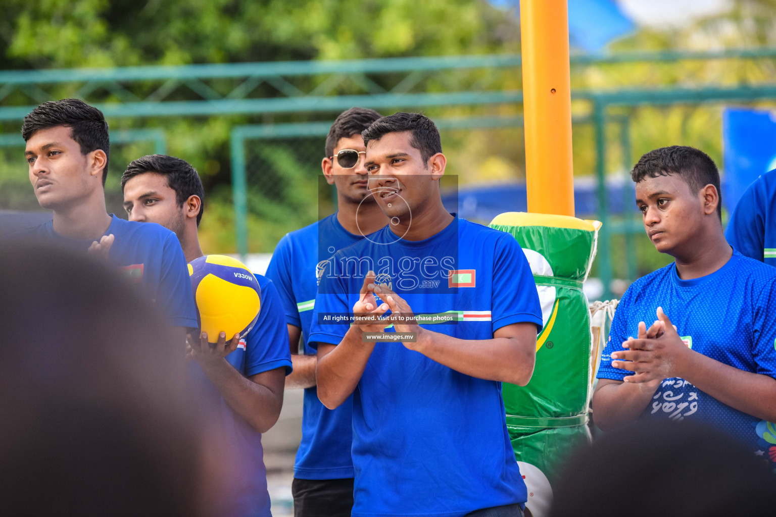 Vollyball players trainning session with Giba Photos by Nausham waheed