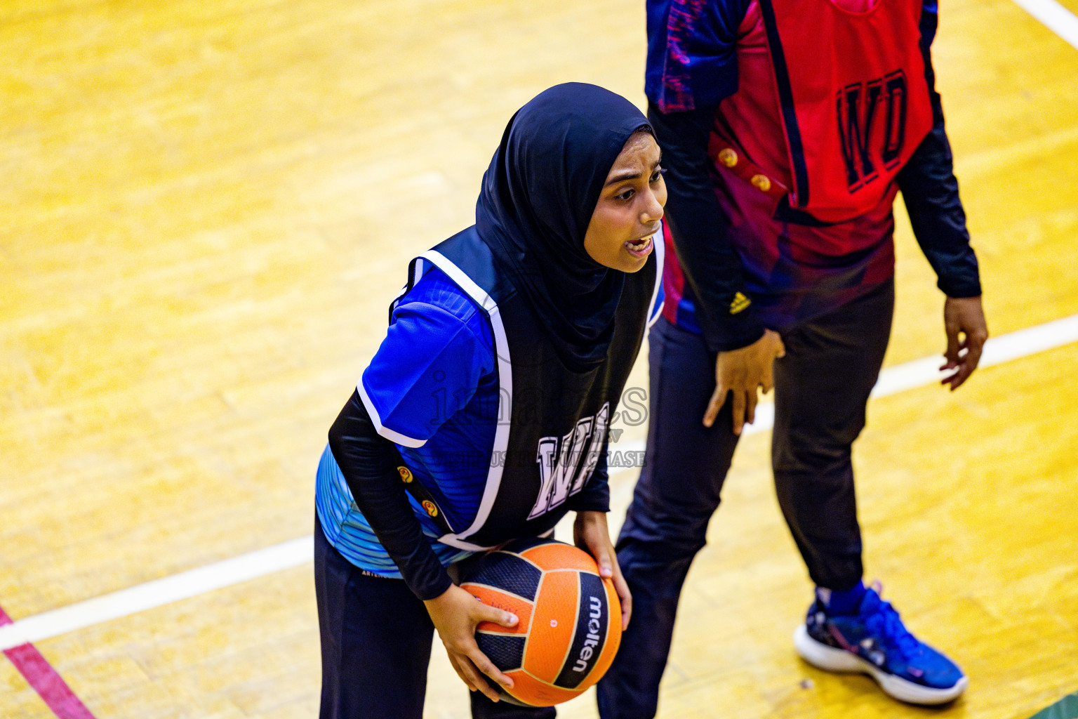 MV Netters vs Club Matrix in Day 3 of 21st National Netball Tournament was held in Social Canter at Male', Maldives on Saturday, 18th May 2024. Photos: Nausham Waheed / images.mv