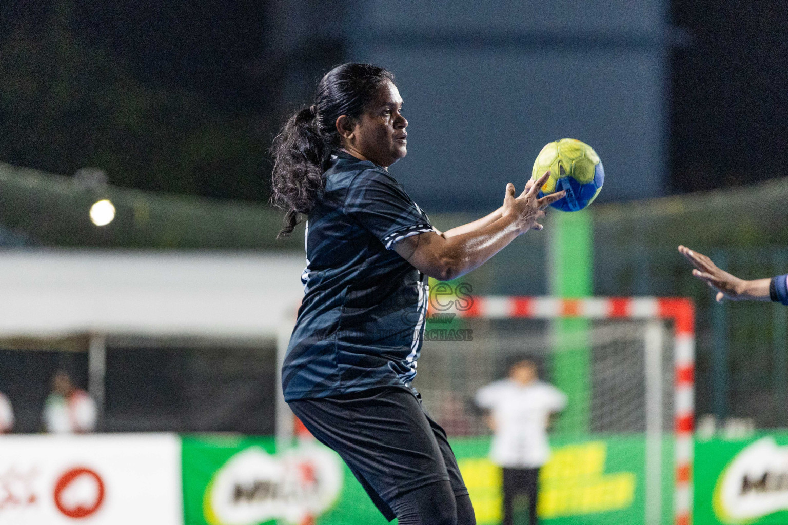 Day 16 of 10th National Handball Tournament 2023, held in Handball ground, Male', Maldives on Wednesday, 13th December 2023 Photos: Nausham Waheed/ Images.mv