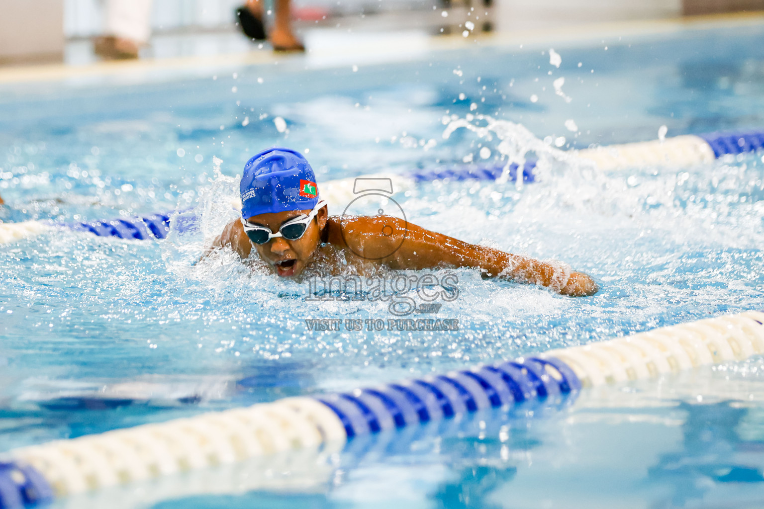 Day 1 of BML 6th National Kids Swimming Kids Festival 2025 held in Hulhumale', Maldives on Monday, 3rd November 2024. Photos: Hassan Simah / images.mv