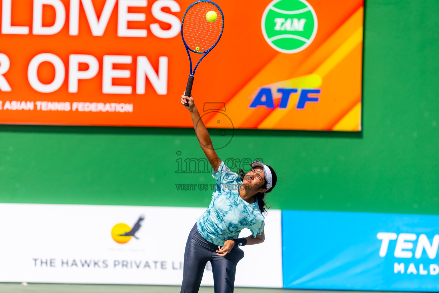 Day 8 of ATF Maldives Junior Open Tennis was held in Male' Tennis Court, Male', Maldives on Thursday, 19th December 2024. Photos: Nausham Waheed/ images.mv