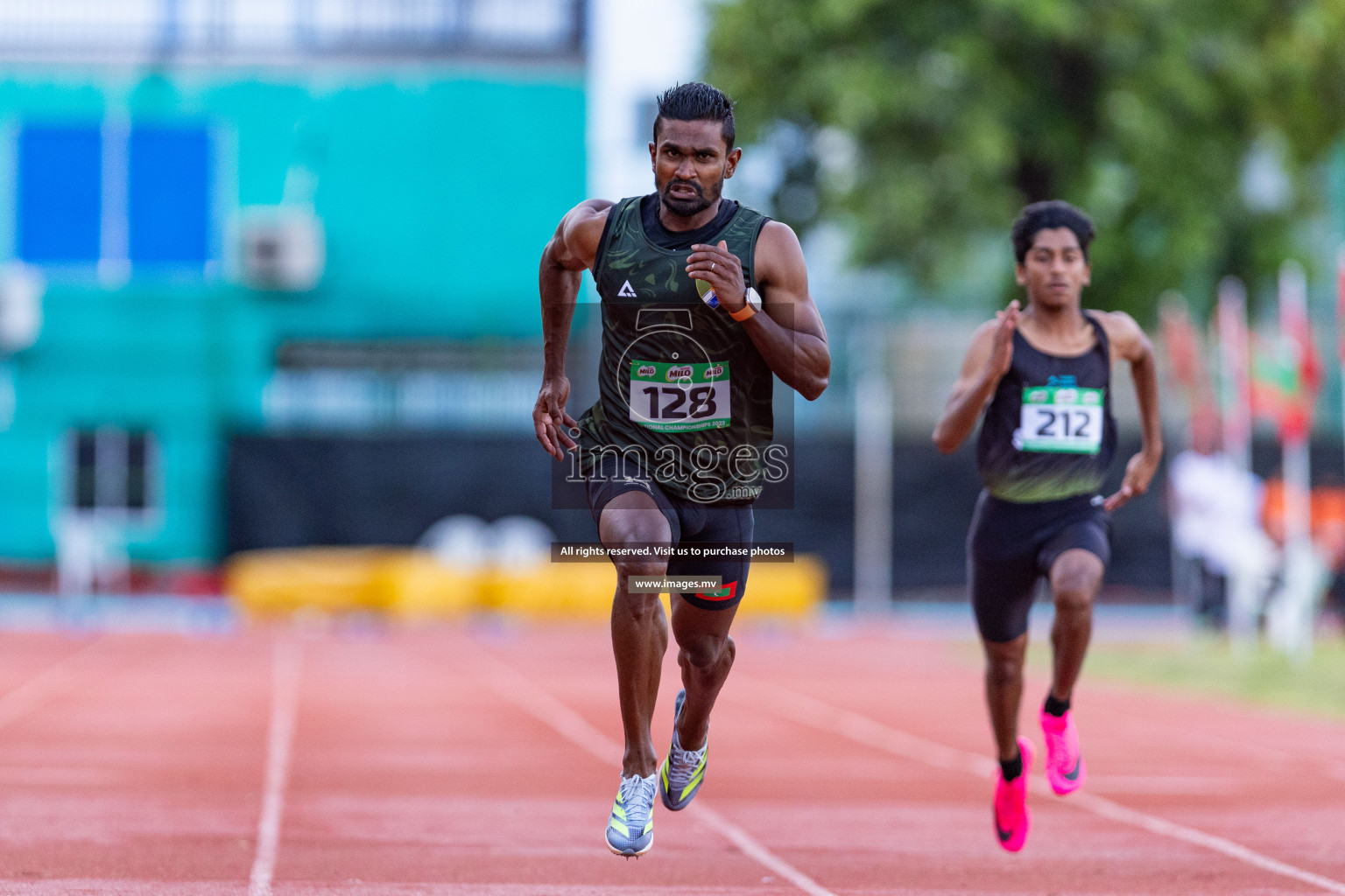 Day 1 of National Athletics Championship 2023 was held in Ekuveni Track at Male', Maldives on Thursday 23rd November 2023. Photos: Nausham Waheed / images.mv