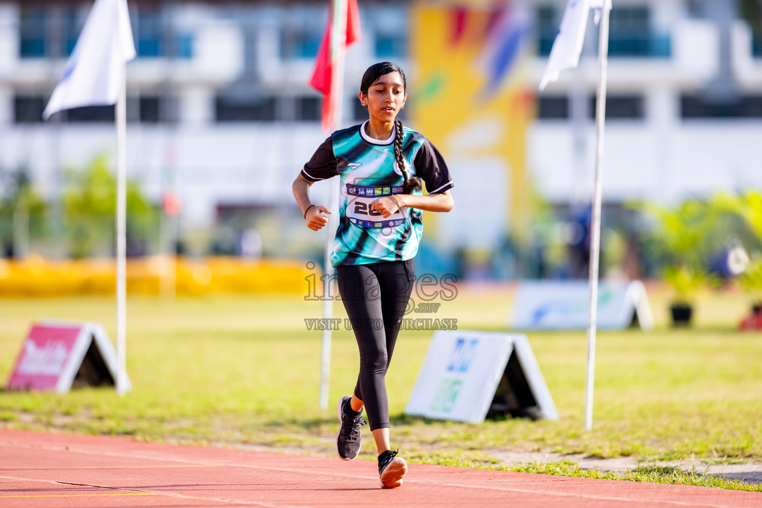 Day 6 of MWSC Interschool Athletics Championships 2024 held in Hulhumale Running Track, Hulhumale, Maldives on Thursday, 14th November 2024. Photos by: Nausham Waheed / Images.mv