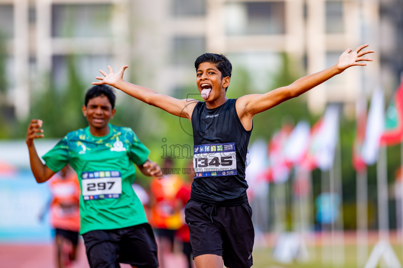 Day 5 of MWSC Interschool Athletics Championships 2024 held in Hulhumale Running Track, Hulhumale, Maldives on Wednesday, 13th November 2024. Photos by: Nausham Waheed / Images.mv