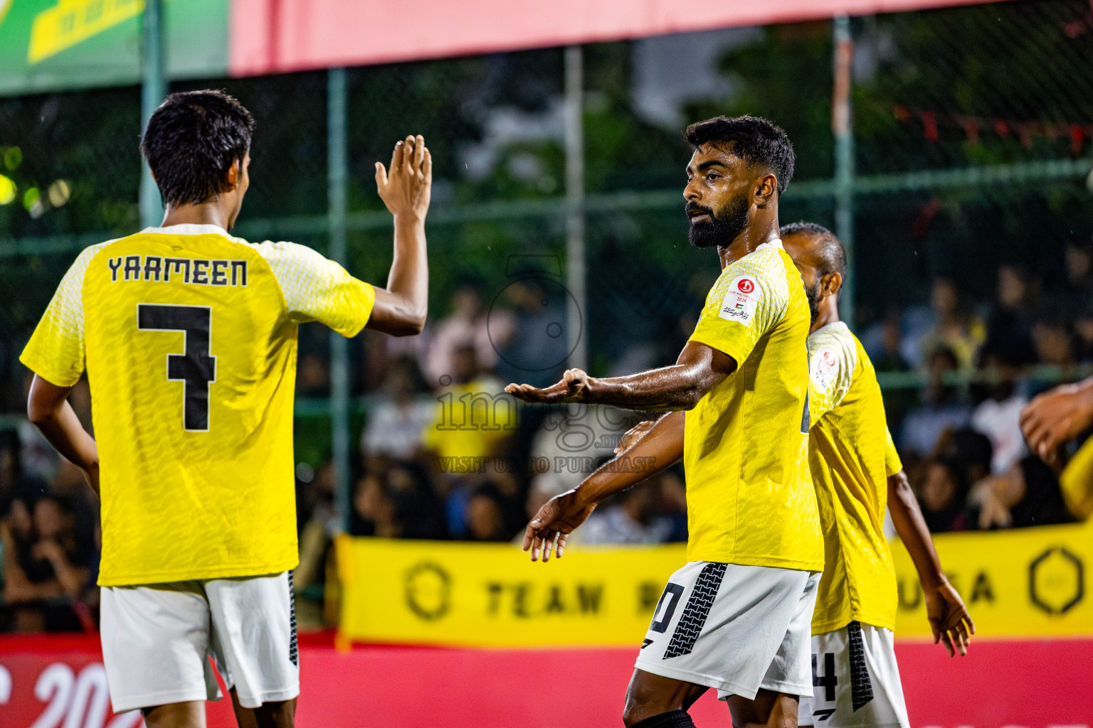 Dhiraagu vs RRC in Quarter Finals of Club Maldives Cup 2024 held in Rehendi Futsal Ground, Hulhumale', Maldives on Friday, 11th October 2024. Photos: Nausham Waheed / images.mv