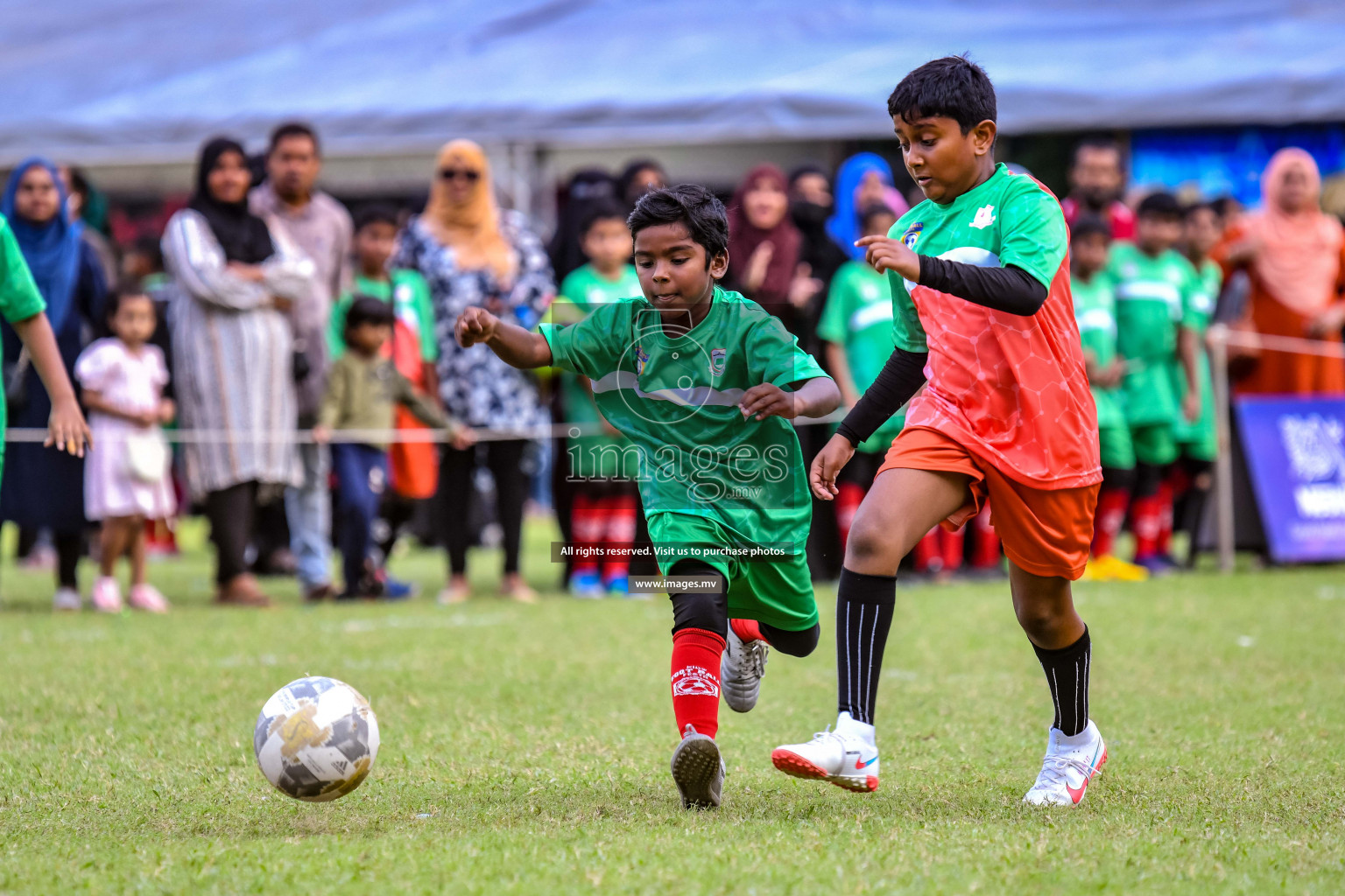 Day 1 of Milo Kids Football Fiesta 2022 was held in Male', Maldives on 19th October 2022. Photos: Nausham Waheed/ images.mv