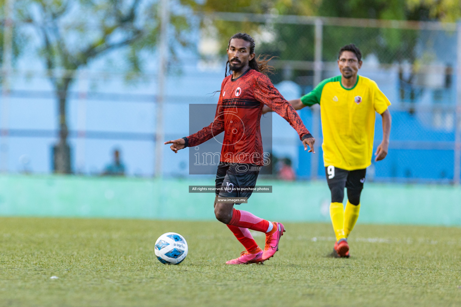 Little Town Sports vs  Lorenzo Sports Club in the 2nd Division 2022 on 16th July 2022, held in National Football Stadium, Male', Maldives Photos: Hassan Simah / Images.mv