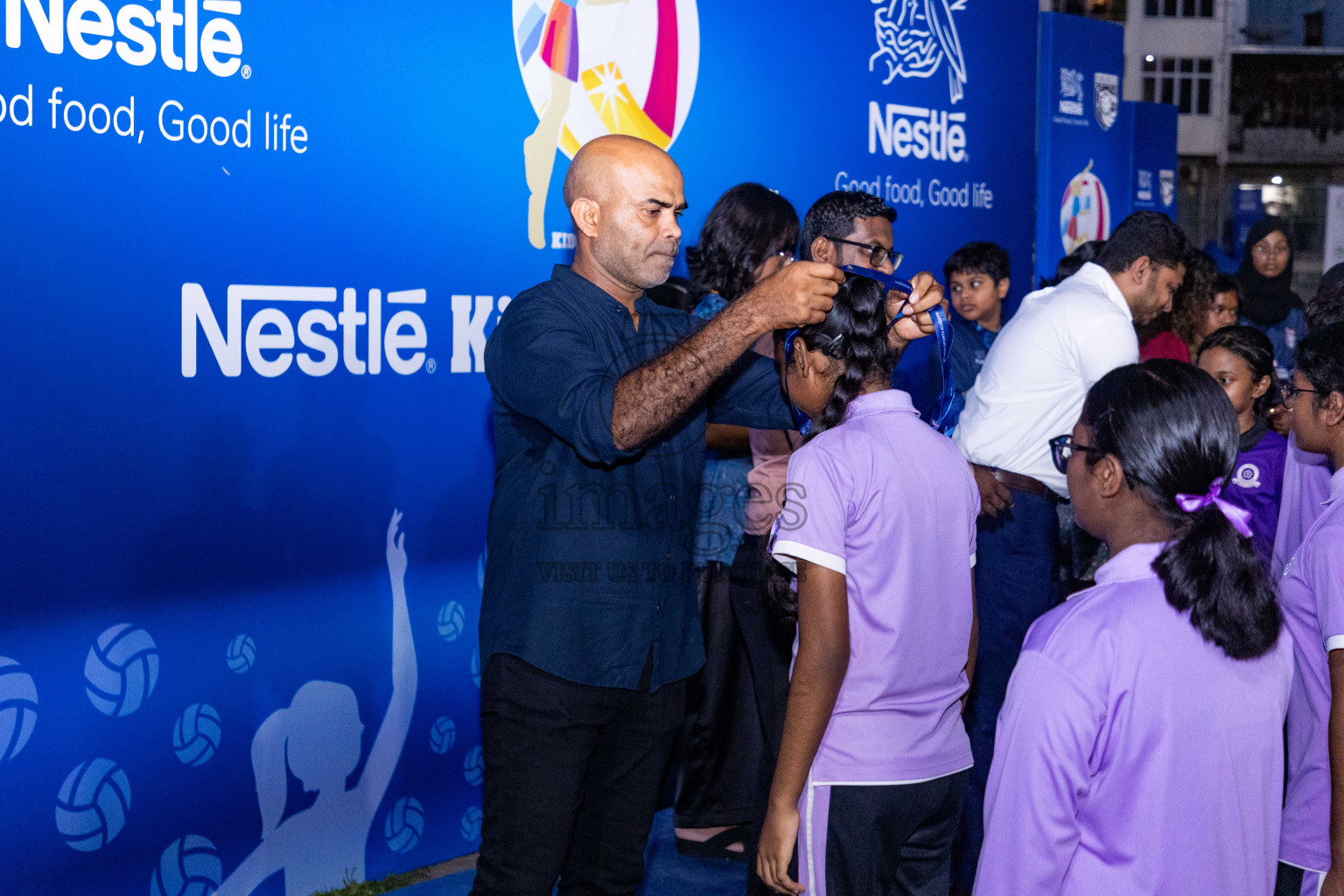 Day 3 of Nestle' Kids Netball Fiesta 2023 held in Henveyru Stadium, Male', Maldives on Saturday, 2nd December 2023. Photos by Nausham Waheed / Images.mv