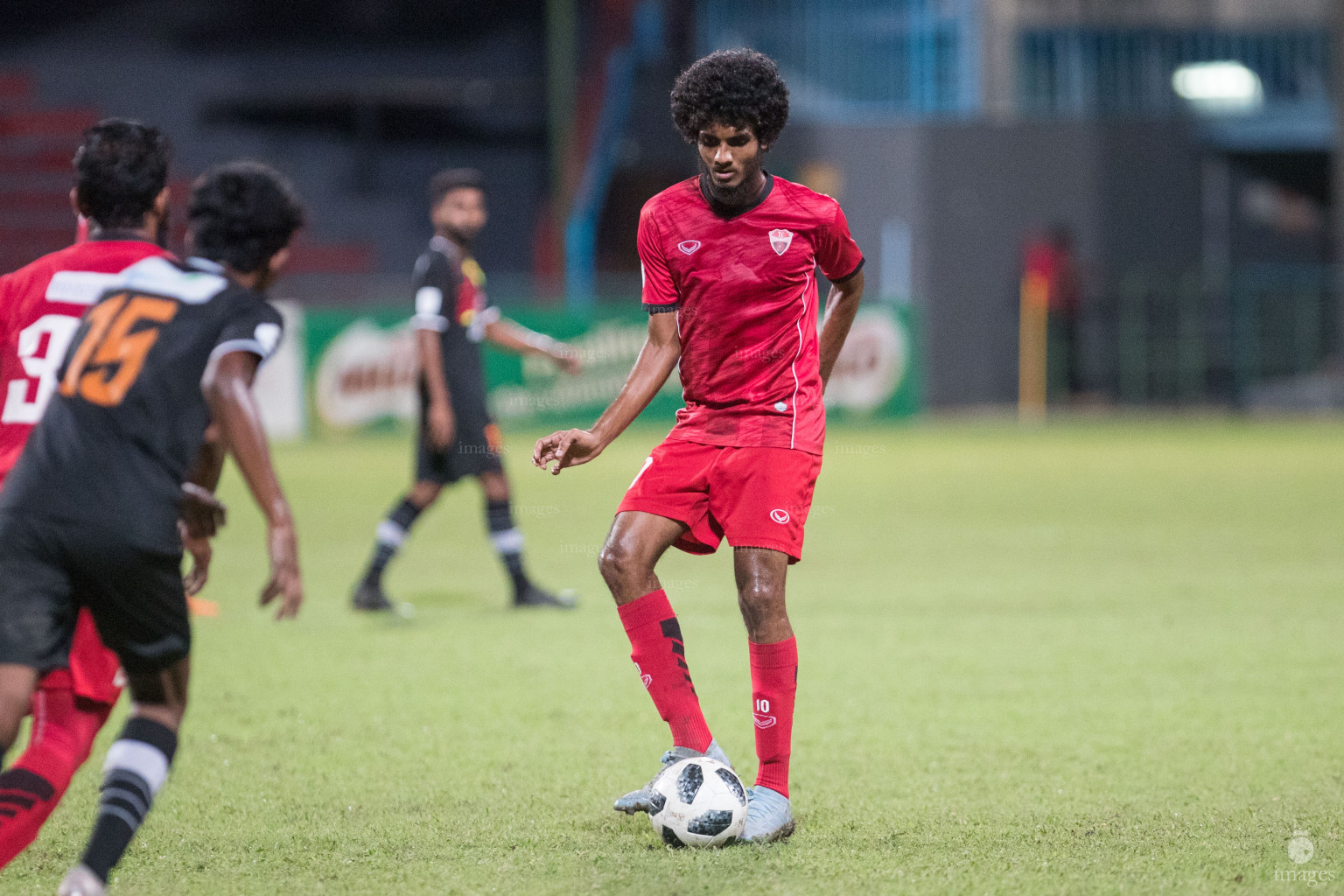 Dhiraagu Dhivehi Premier League 2018 TC Sports Club vs Club Eagles- in Male, Maldives, Friday November 30, 2018. (Images.mv Photo Suadh Abdul Sattar)