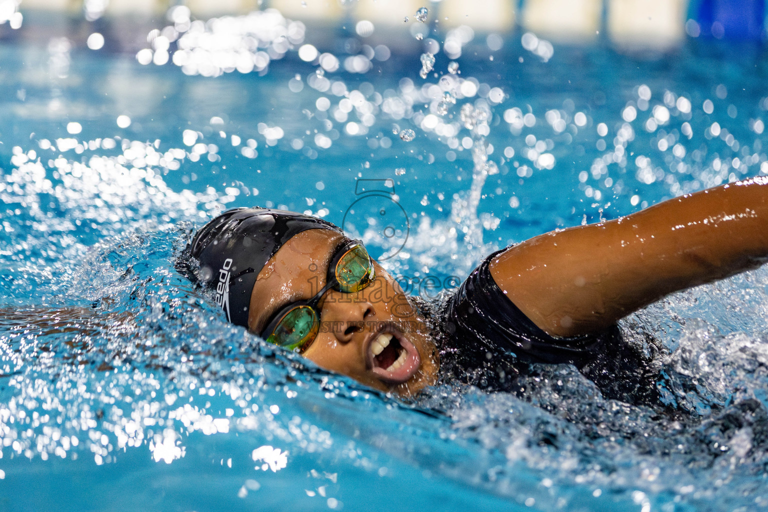 Day 2 of National Swimming Competition 2024 held in Hulhumale', Maldives on Saturday, 14th December 2024. Photos: Hassan Simah / images.mv