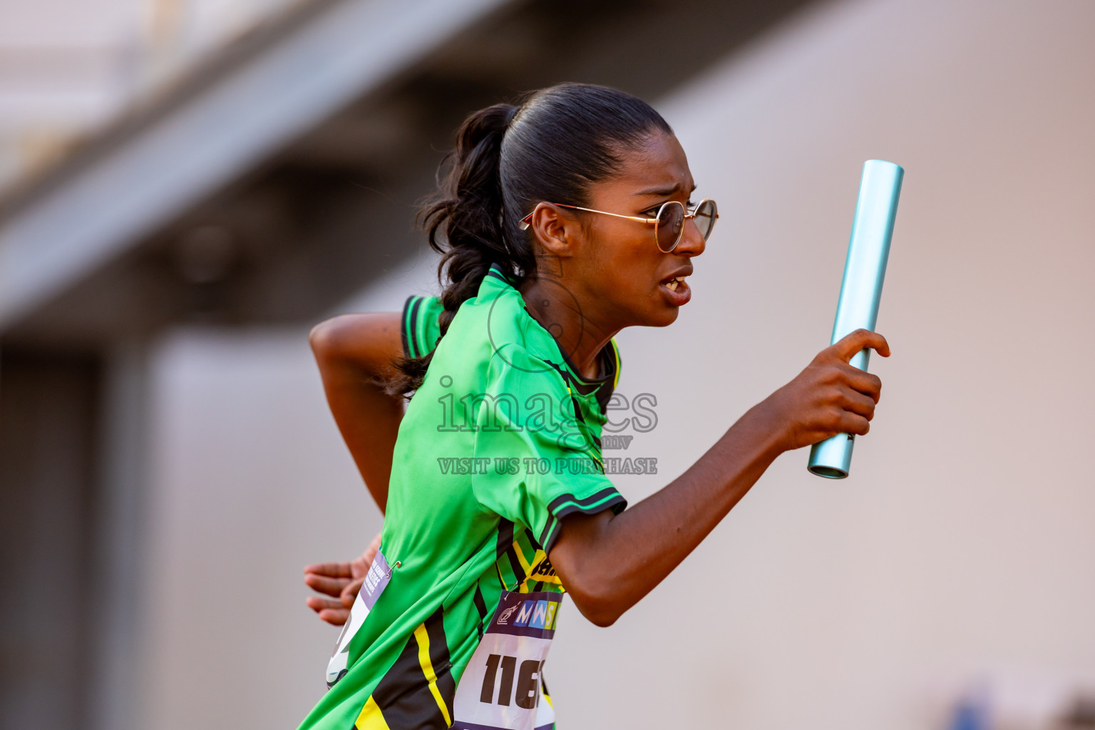 Day 5 of MWSC Interschool Athletics Championships 2024 held in Hulhumale Running Track, Hulhumale, Maldives on Wednesday, 13th November 2024. Photos by: Nausham Waheed / Images.mv