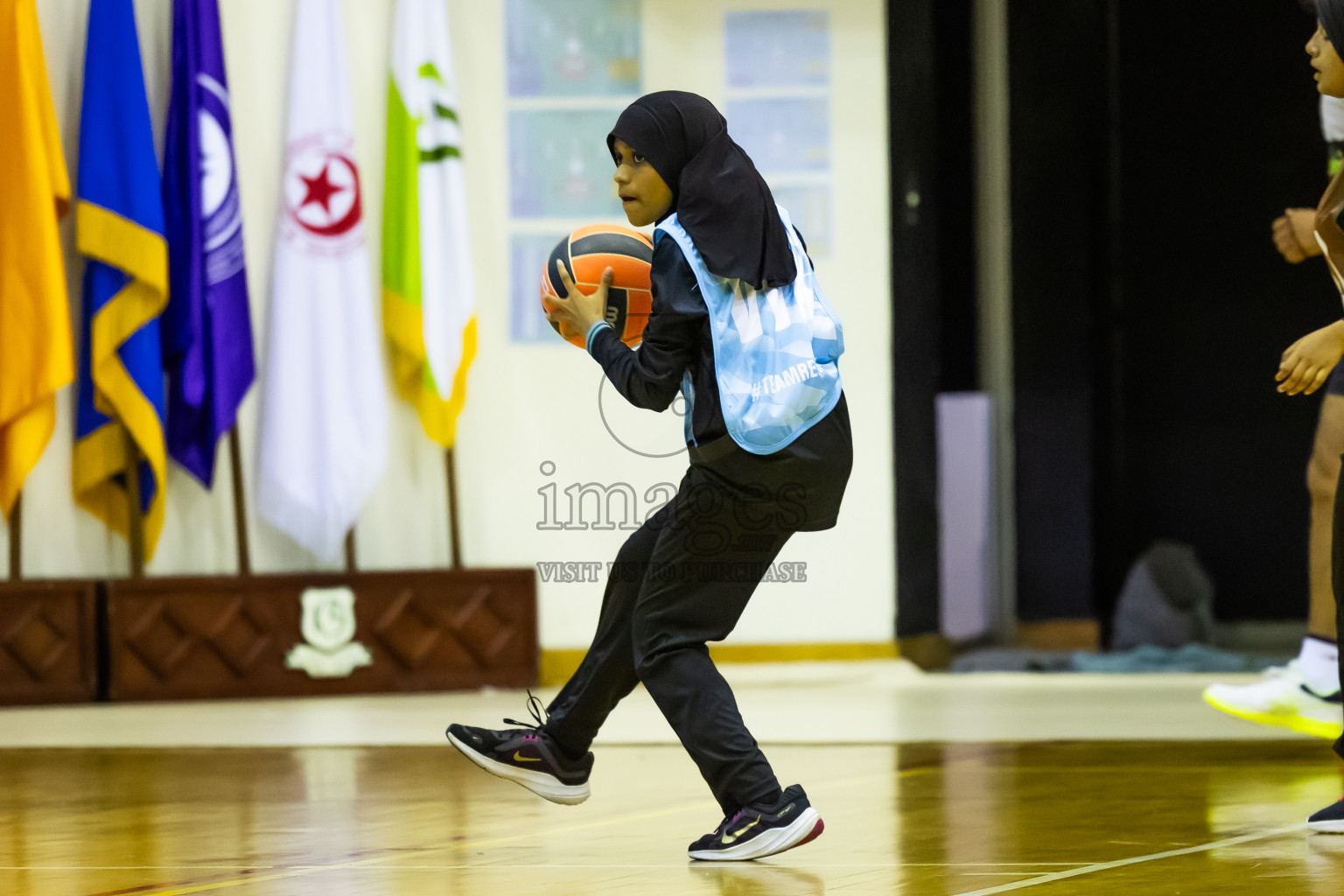 Day 12 of 25th Inter-School Netball Tournament was held in Social Center at Male', Maldives on Thursday, 22nd August 2024.