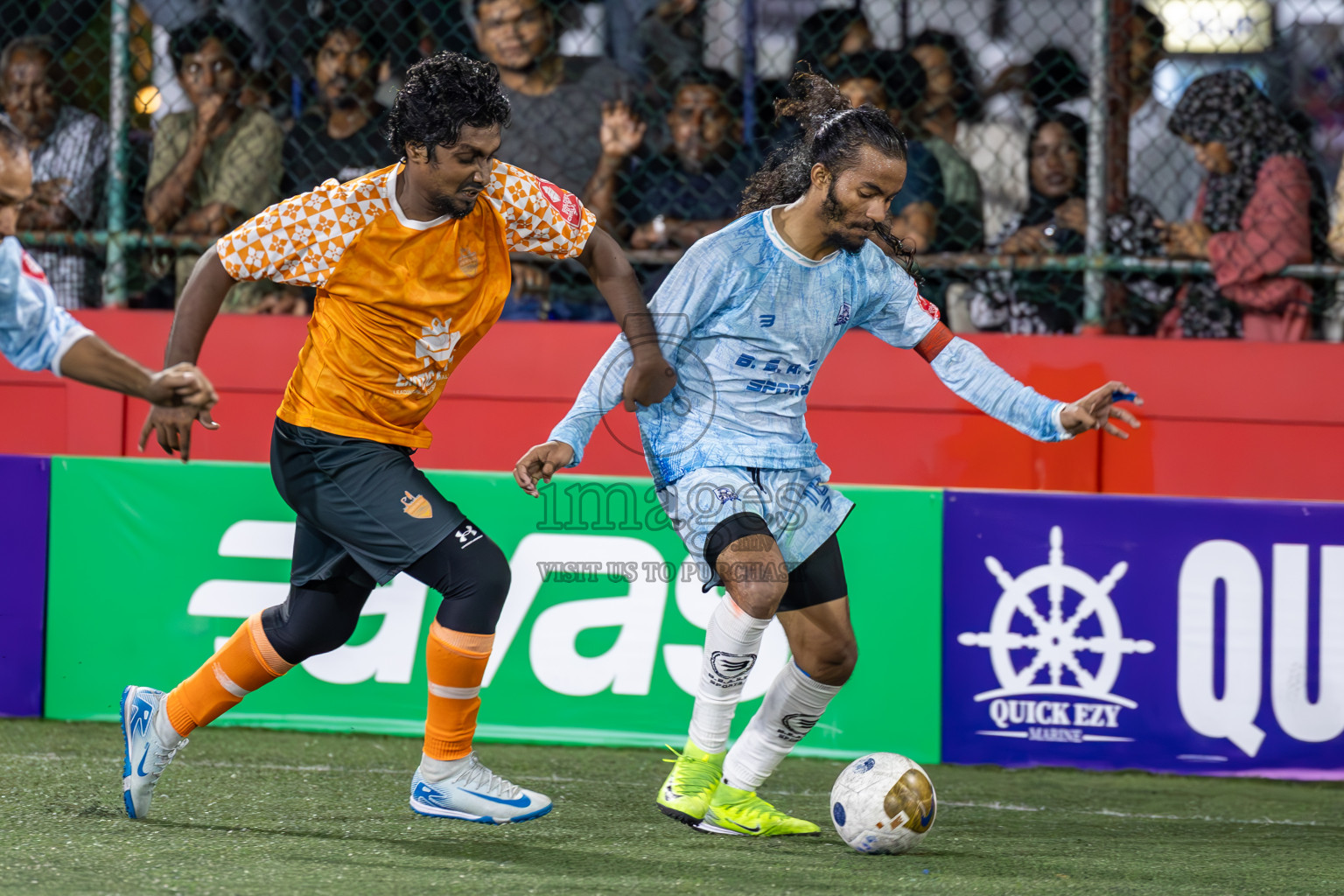 ADh Hangnaameedhoo vs ADh Kunburudhoo in Day 15 of Golden Futsal Challenge 2025 was held on Sunday, 19th January 2025, in Hulhumale', Maldives. Photos: Ismail Thoriq / images.mv
