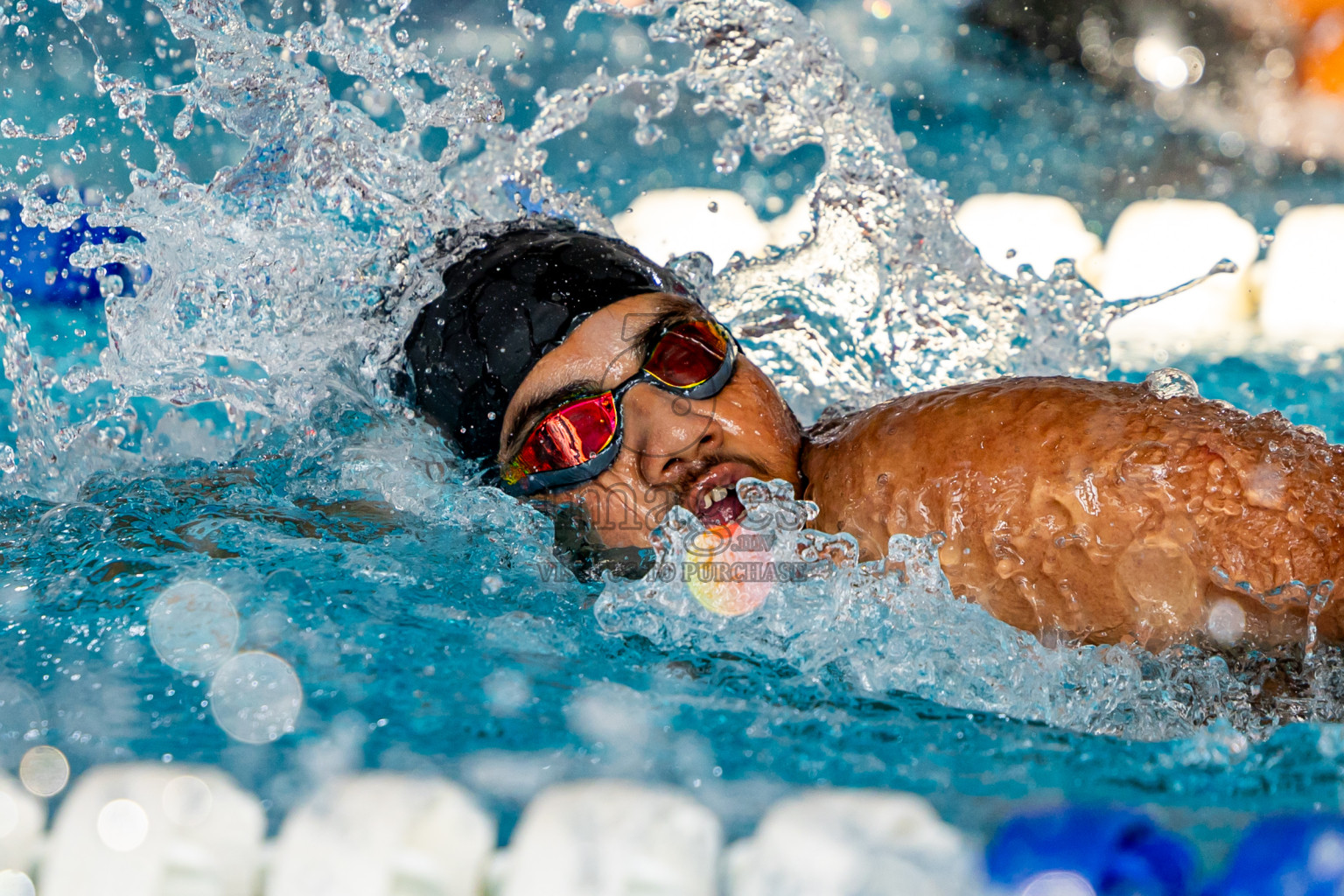 Day 1 of National Swimming Competition 2024 held in Hulhumale', Maldives on Friday, 13th December 2024. Photos: Nausham Waheed / images.mv