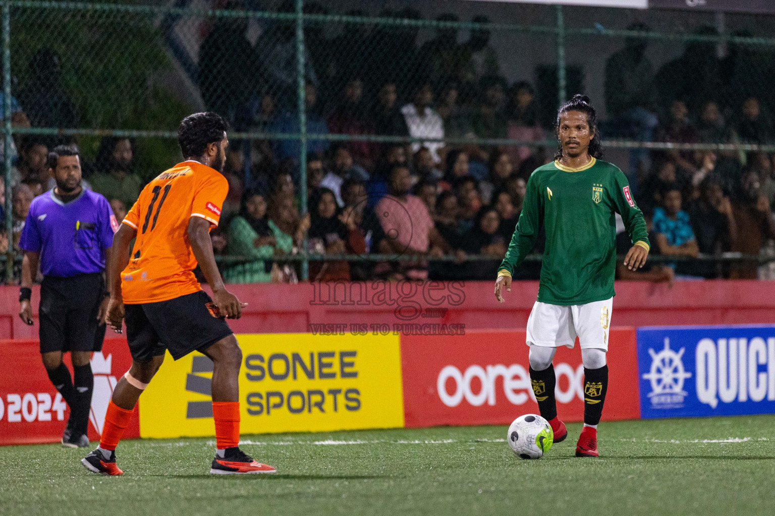 Th Thimarafushi vs Th Hirilandhoo in Day 3 of Golden Futsal Challenge 2024 was held on Wednesday, 17th January 2024, in Hulhumale', Maldives
Photos: Ismail Thoriq / images.mv