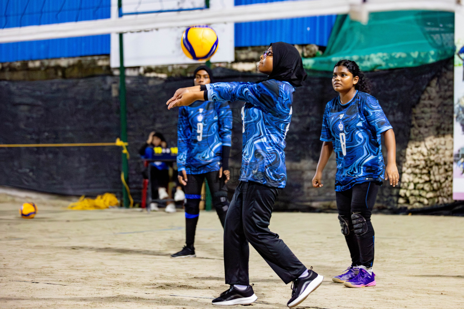 U19 Male and Atoll Girl's Finals in Day 9 of Interschool Volleyball Tournament 2024 was held in ABC Court at Male', Maldives on Saturday, 30th November 2024. Photos: Hassan Simah / images.mv