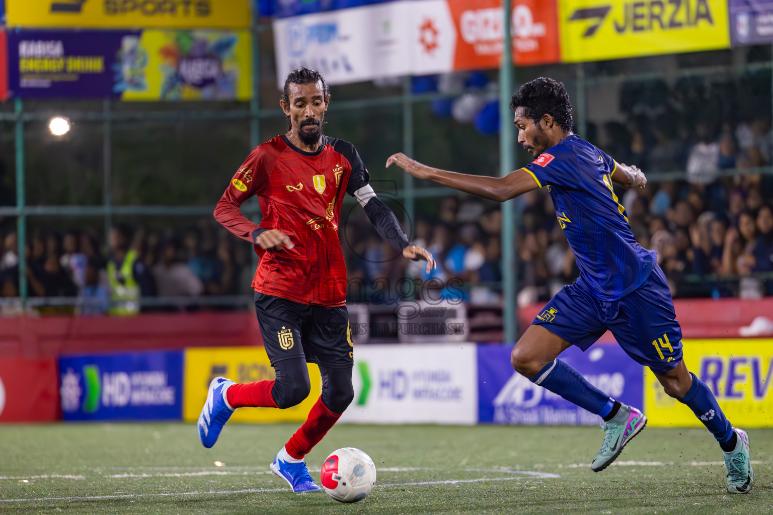 B Eydhafushi vs L Gan in the Final of Golden Futsal Challenge 2024 was held on Thursday, 7th March 2024, in Hulhumale', Maldives 
Photos: Ismail Thoriq / images.mv