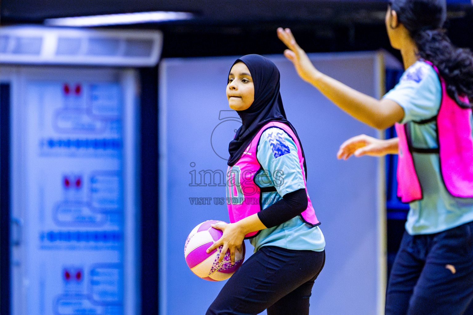 Xenith Sports Club vs MV Netters in Day 10 of National Netball Tournament 2025 held in Social Center at Male', Maldives on Tuesday, 27th May 2025. Photos: Nausham Waheed / images.mv