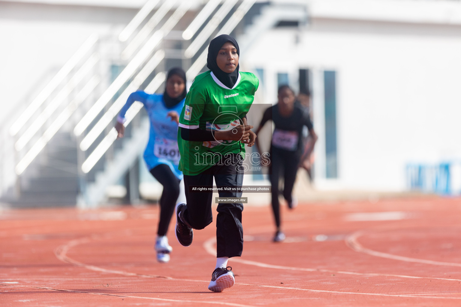 Day two of Inter School Athletics Championship 2023 was held at Hulhumale' Running Track at Hulhumale', Maldives on Sunday, 15th May 2023. Photos: Shuu/ Images.mv