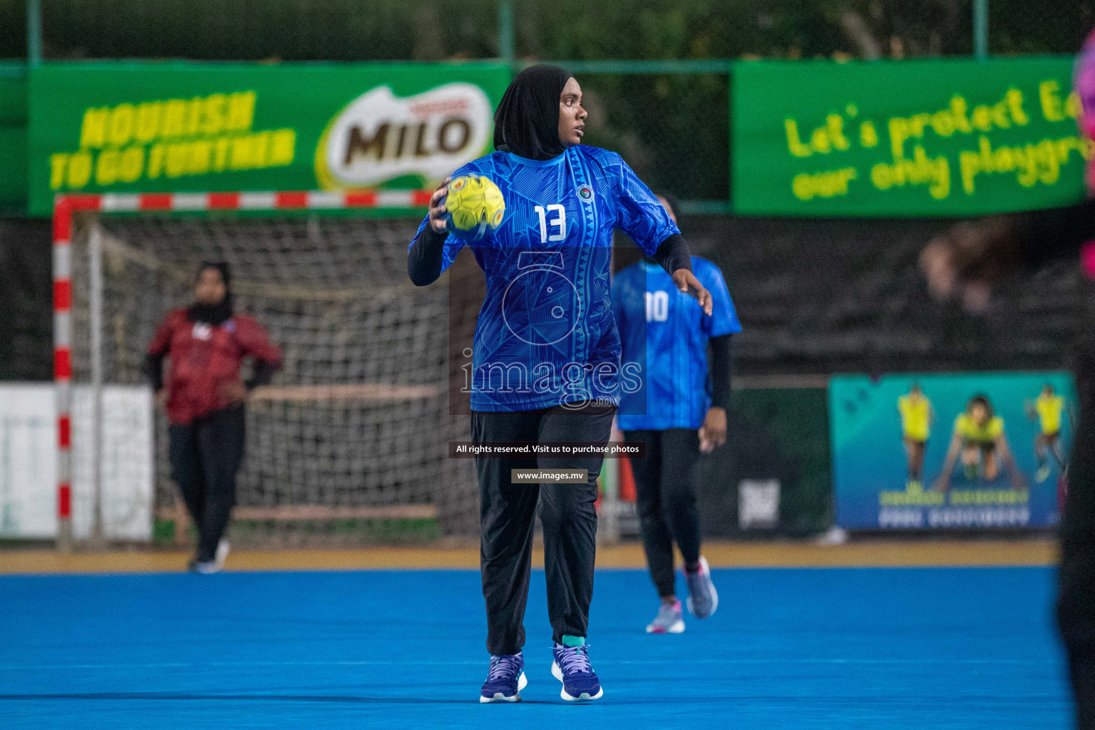 Day 8 of 6th MILO Handball Maldives Championship 2023, held in Handball ground, Male', Maldives on 27th May 2023 Photos: Nausham Waheed/ Images.mv