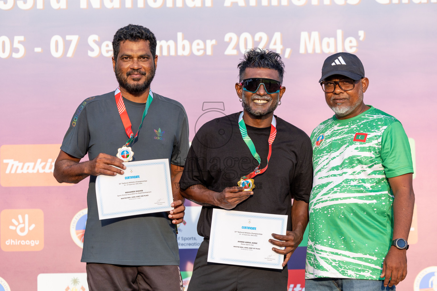 Day 2 of 33rd National Athletics Championship was held in Ekuveni Track at Male', Maldives on Friday, 6th September 2024.
Photos: Ismail Thoriq  / images.mv