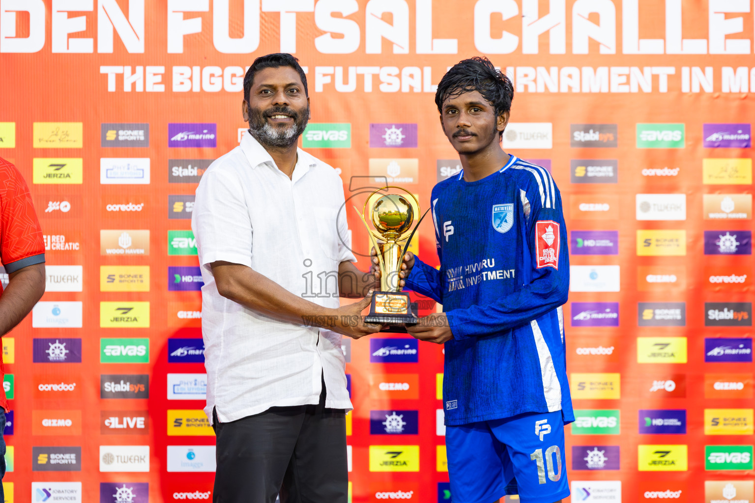 AA. Mathiveri VS AA. Thoddoo in Atoll Round Final on Day 20 of Golden Futsal Challenge 2025 was held on Friday, 24th January 2025, in Hulhumale', Maldives. Photos: Ismail Thoriq / images.mv