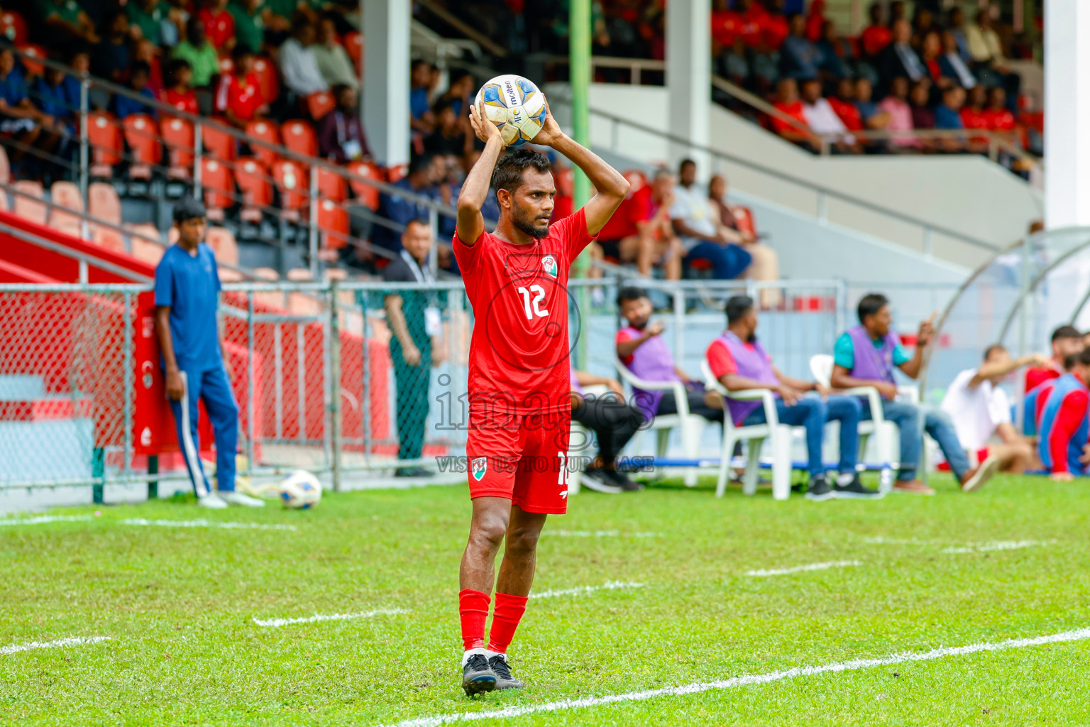 Maldives vs Tajikistan in the AFC Asian Cup Saudi Arabia 2027 Qualifier was played in Male' Maldives on Tuesday, 14th October 2025. 
Photos: Raaif Yoosuf / images.mv