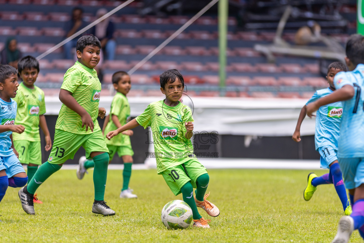 Day 2 of MILO Kids Football Fiesta was held at National Stadium in Male', Maldives on Saturday, 24th February 2024.