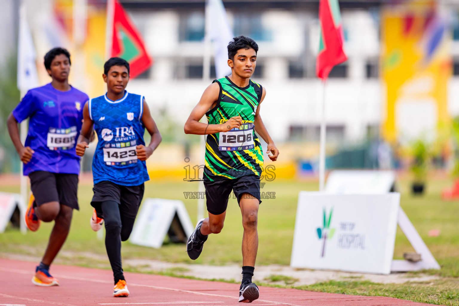 Day 5 of MWSC Interschool Athletics Championships 2024 held in Hulhumale Running Track, Hulhumale, Maldives on Wednesday, 13th November 2024. Photos by: Nausham Waheed / Images.mv