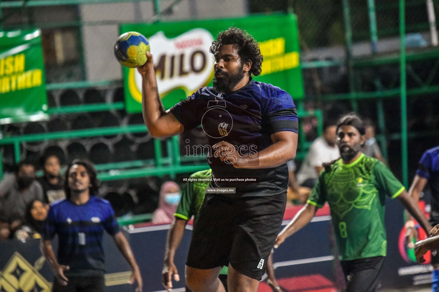 Day 7 of MILO 6th Inter Office Handball Tournament 2022 Photos by Nausham waheed