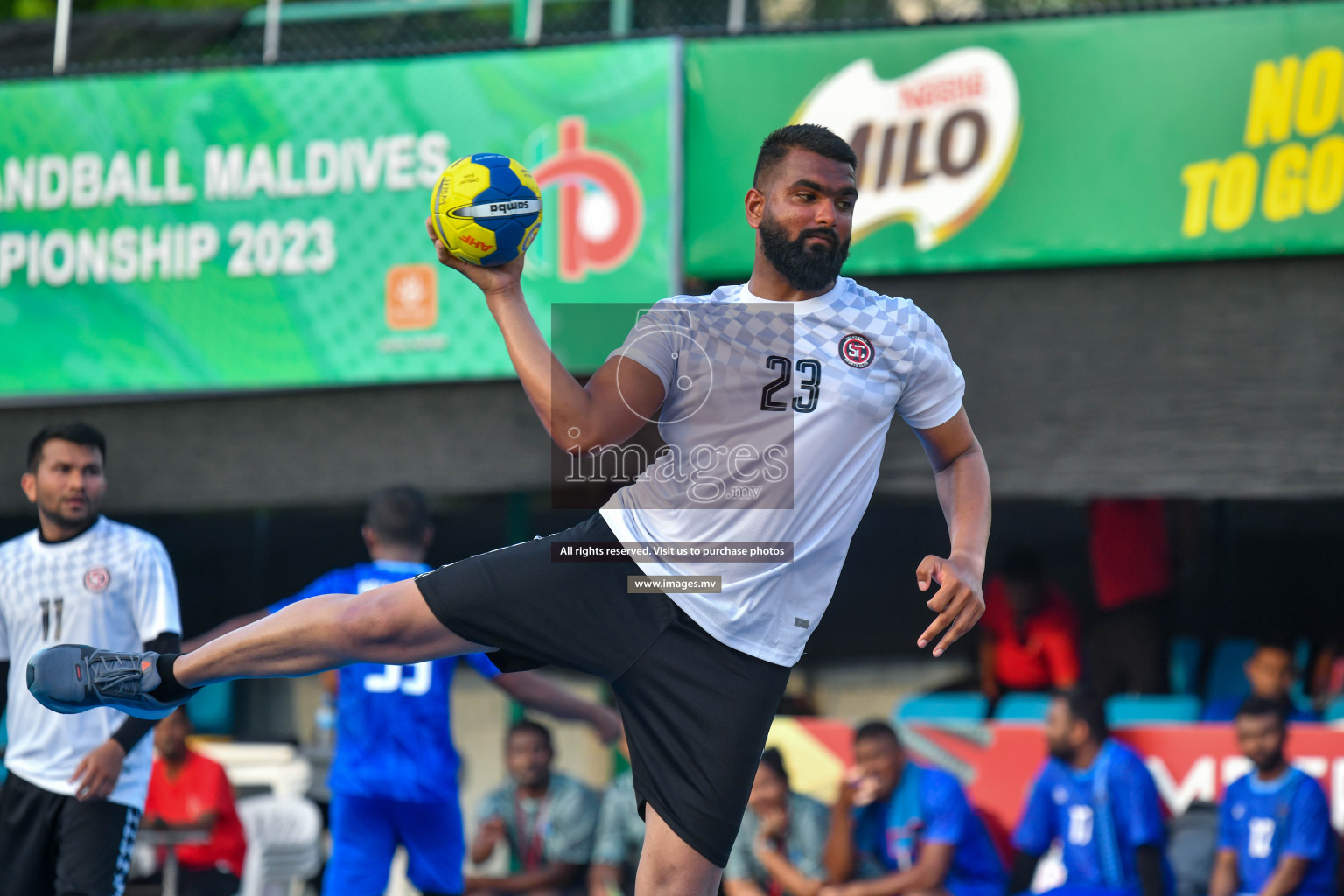 Day 2 of 6th MILO Handball Maldives Championship 2023, held in Handball ground, Male', Maldives on Friday, 21st May 2023 Photos: Nausham Waheed/ Images.mv