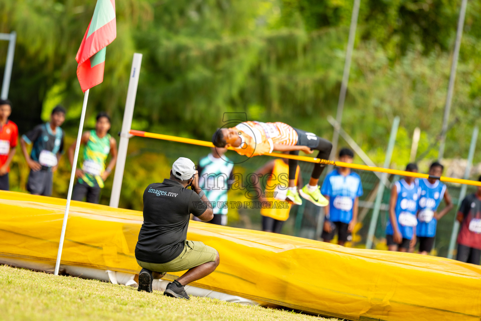 Day 2 of MWSC Interschool Athletics Championships 2024 held in Hulhumale Running Track, Hulhumale, Maldives on Sunday, 10th November 2024.
Photos by: Ismail Thoriq / Images.mv