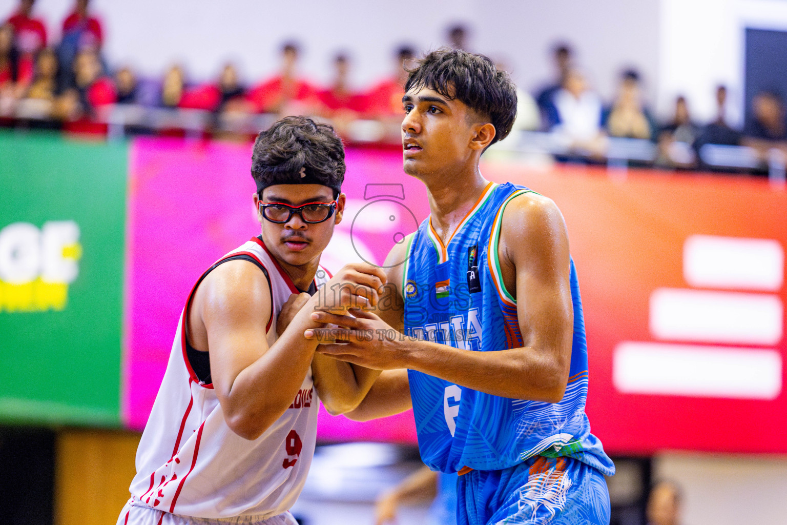 Maldives vs India in Day 2 of Under 16 Asian Cup SABA Qualifiers 2025 was held in Social Center, Male', Maldives on Friday, 13th June 2025. Photos: Nausham Waheed / images.mv