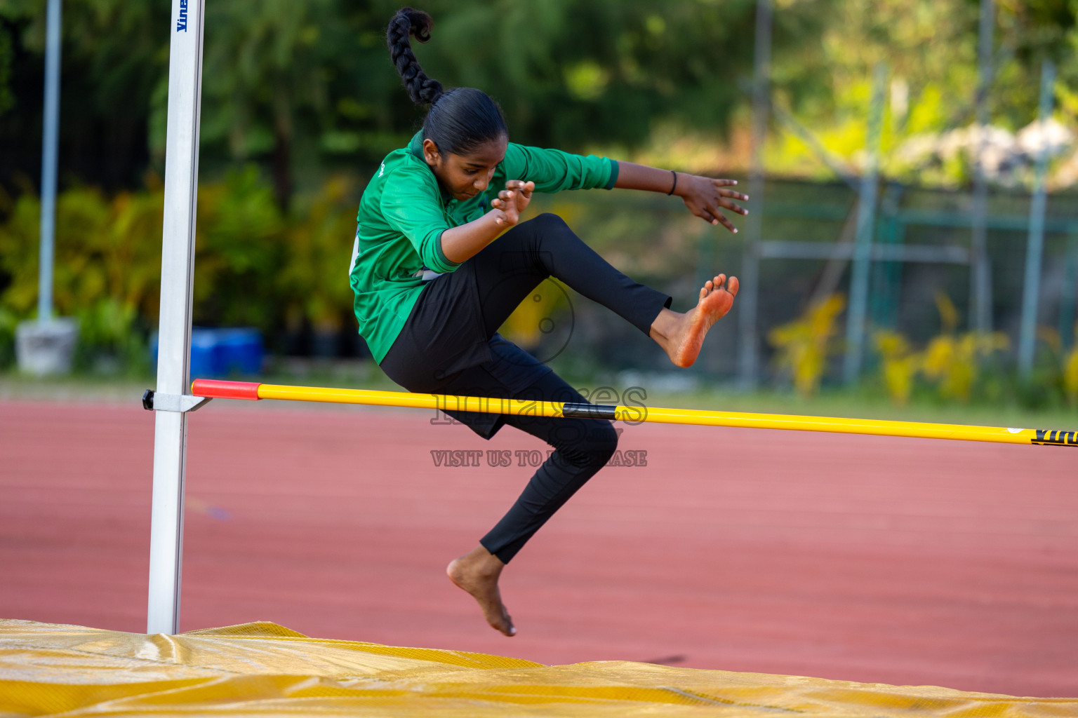 Day 4 of MWSC Interschool Athletics Championships 2024 held in Hulhumale Running Track, Hulhumale, Maldives on Tuesday, 12th November 2024. Photos by: Ismail Thoriq / Images.mv