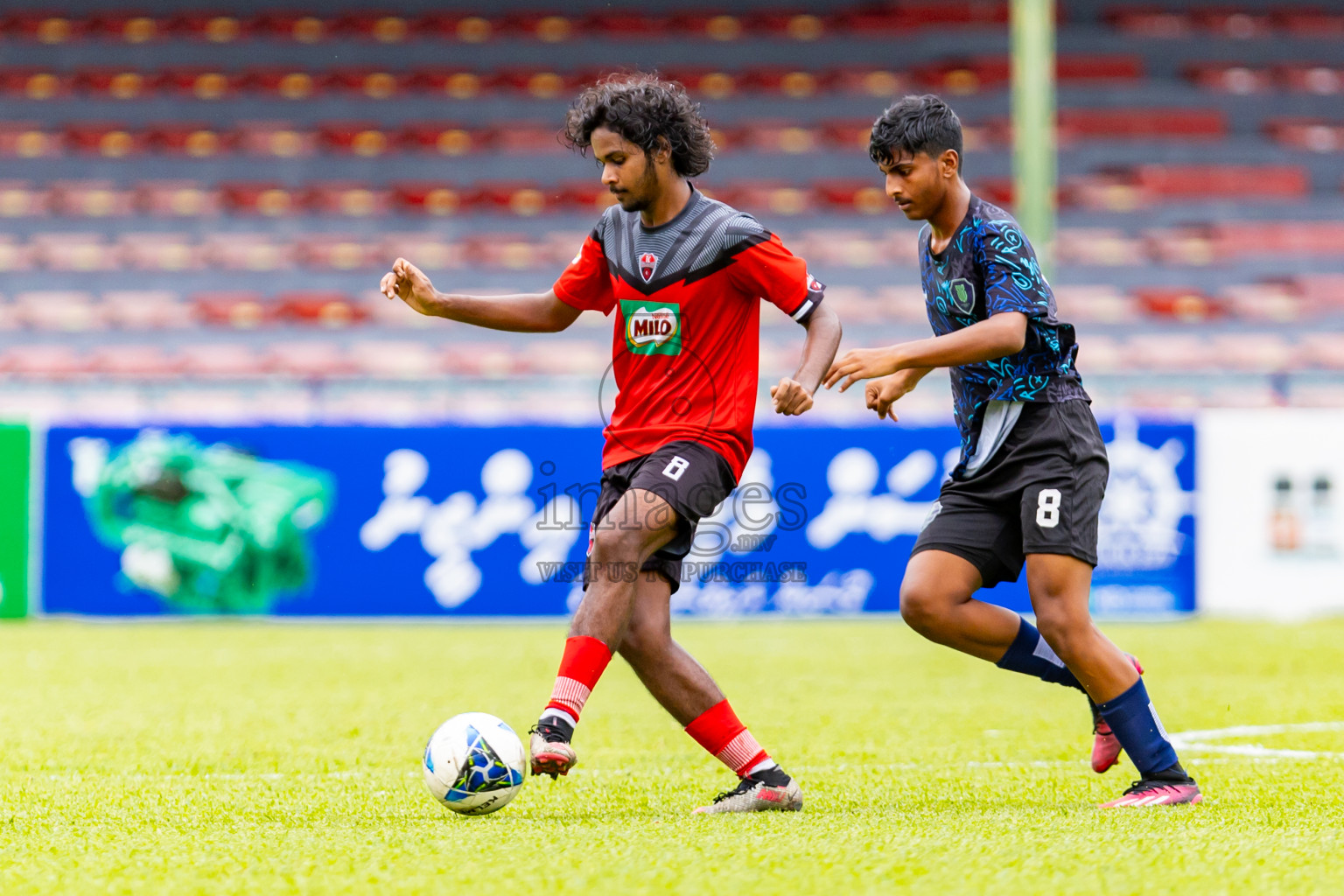 TC Sports Club vs Super United Sports in Day 5 of Under 19 Youth Championship 2024 was held at National Stadium in Male', Maldives on Sunday, 23rd June 2024. Photos: Nausham Waheed / images.mv