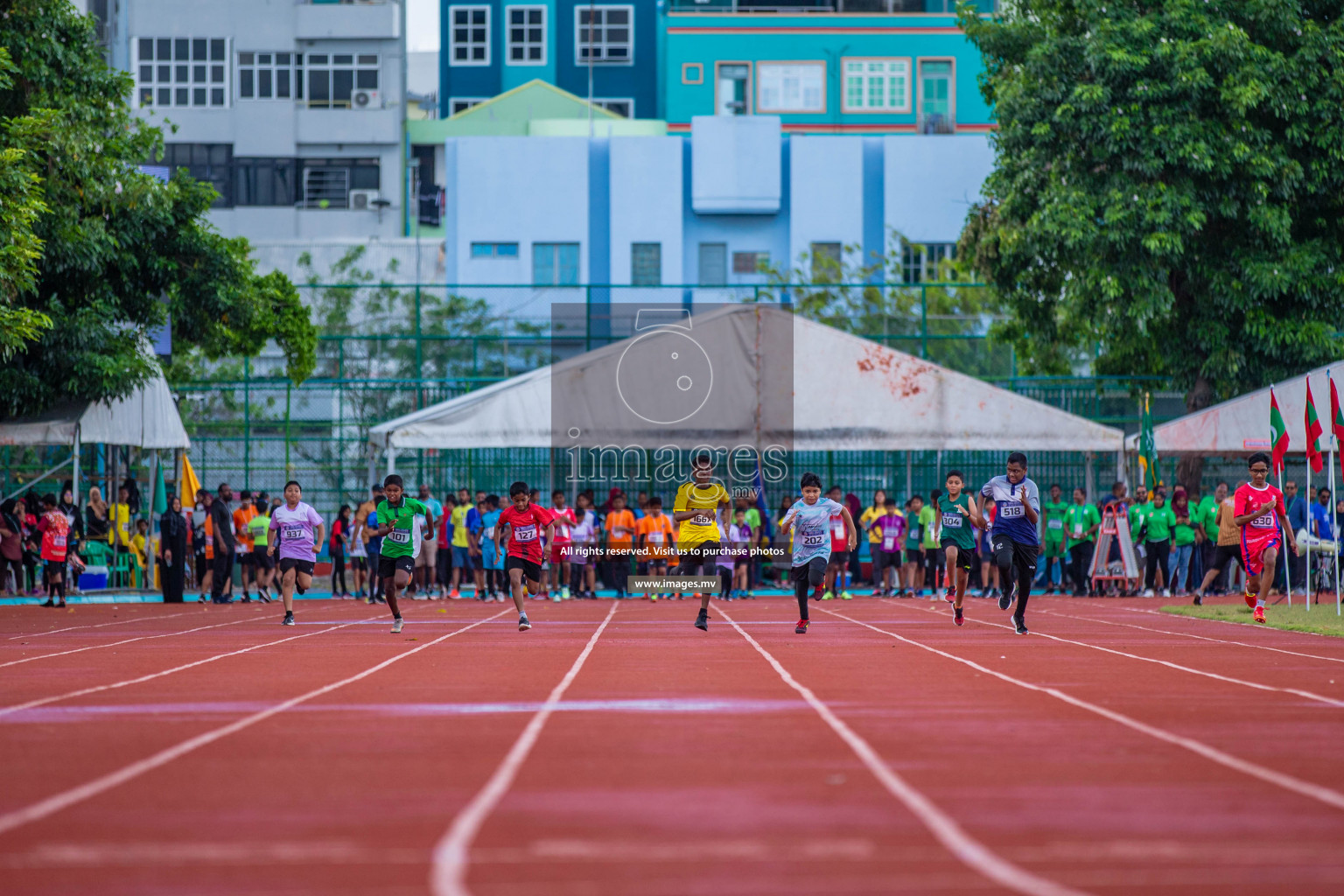 Day 1 of Inter-School Athletics Championship held in Male', Maldives on 22nd May 2022. Photos by: Maanish / images.mv