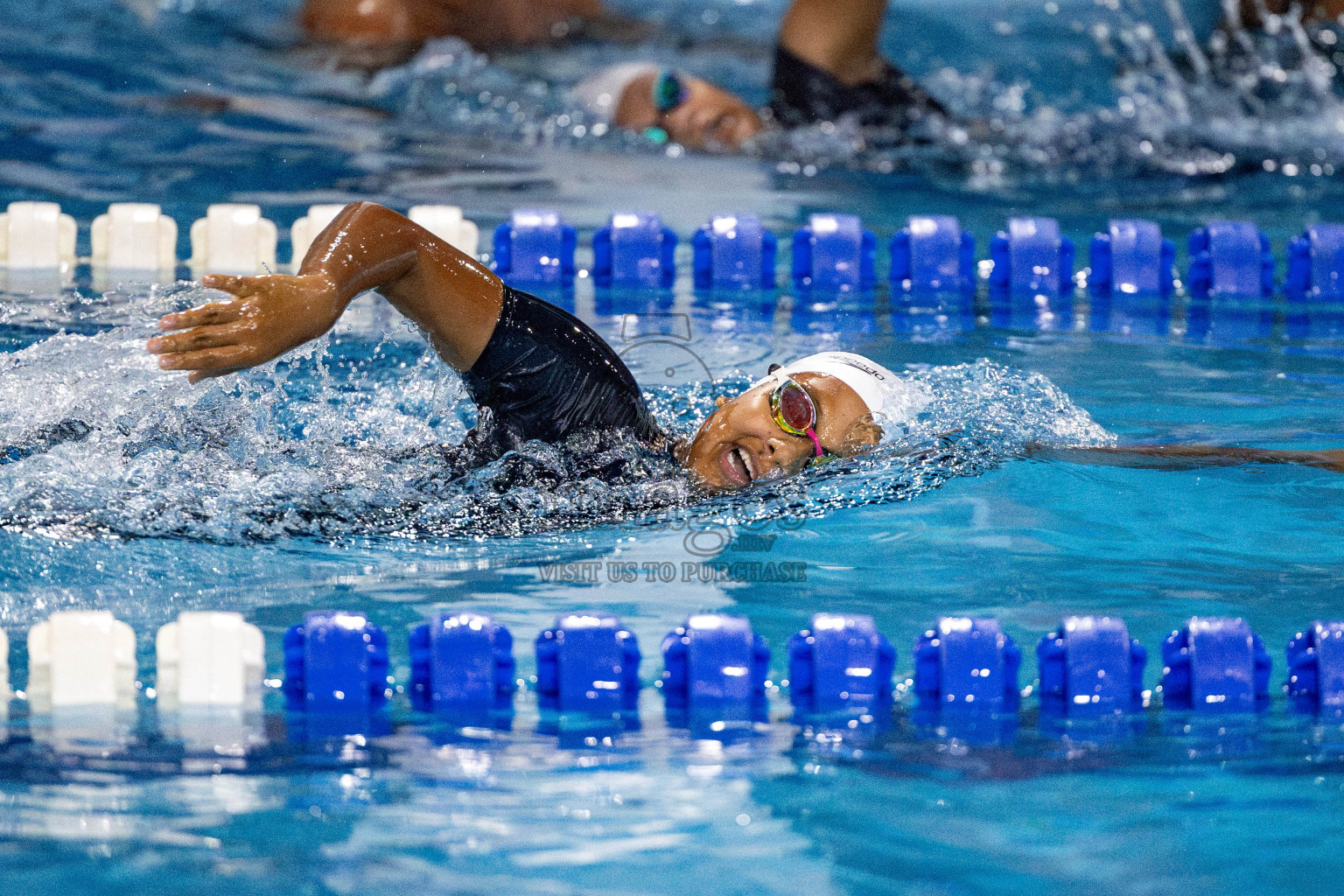 Day 5 of National Swimming Competition 2024 held in Hulhumale', Maldives on Tuesday, 17th December 2024. Photos: Hassan Simah / images.mv