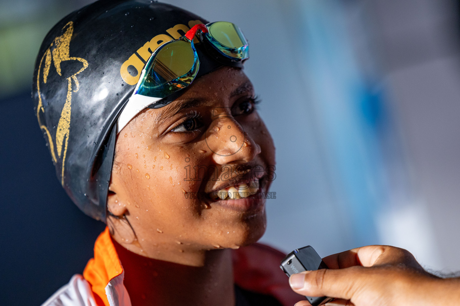 Day 4 of 20th Inter-school Swimming Competition 2024 held in Hulhumale', Maldives on Tuesday, 15th October 2024. Photos: Ismail Thoriq / images.mv