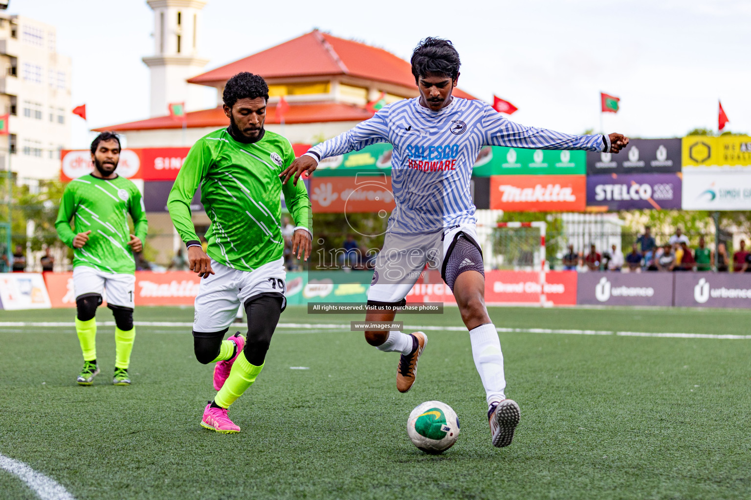 TEAM DJA vs TRC - Transport in Club Maldives Cup Classic 2023 held in Hulhumale, Maldives, on Wednesday, 19th July 2023 Photos: Hassan Simah  / images.mv