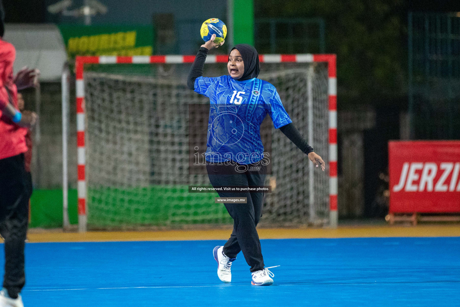 Day 2 of 6th MILO Handball Maldives Championship 2023, held in Handball ground, Male', Maldives on Friday, 21st May 2023 Photos: Nausham Waheed/ Images.mv