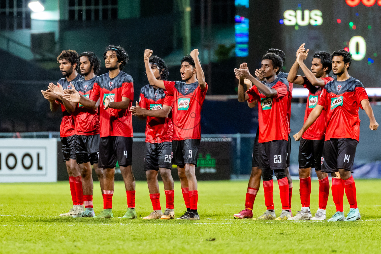 Super United Sports vs TC Sports Club in the Final of Under 19 Youth Championship 2024 was held at National Stadium in Male', Maldives on Monday, 1st July 2024. Photos: Nausham Waheed / images.mv