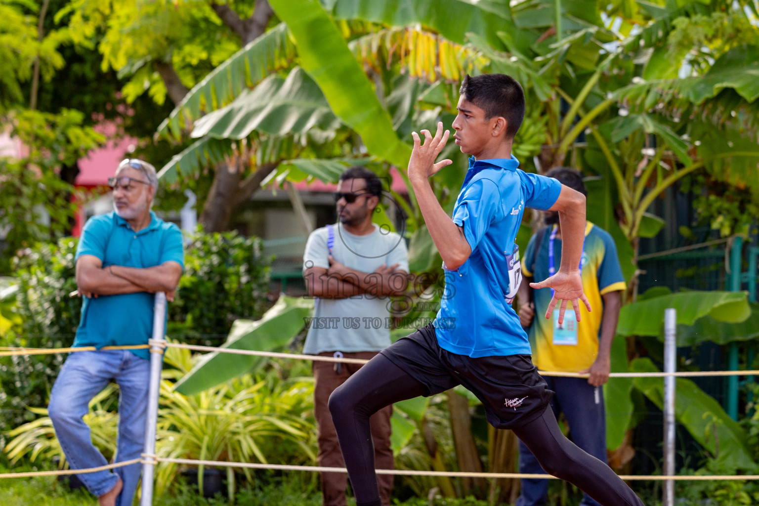 Day 2 of MWSC Interschool Athletics Championships 2024 held in Hulhumale Running Track, Hulhumale, Maldives on Sunday, 10th November 2024. 
Photos by:  Hassan Simah / Images.mv